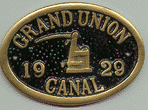 Brass Plaque - Grand Union Canal