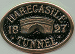 Brass Plaque - Harecastle Tunnel