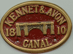 Brass Plaque - Kennet & Avon Canal