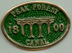 Brass Plaque - Peak Forest Canal