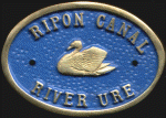 Brass Plaque - Ripon Canal & River Ure