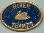 Brass Plaque - River Thames