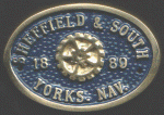 Brass Plaque - Sheffield & S. Yorks Navigation
