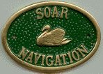 Brass Plaque - Soar Navigation