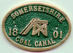 Brass Plaque - Somersetshire Coal Canal
