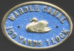 Brass Plaque - Wardle Canal