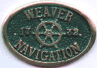 Brass Plaque - Weaver Navigation