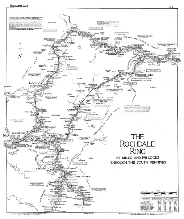 Lockmaster Map No.6 - Rochdale Ring
