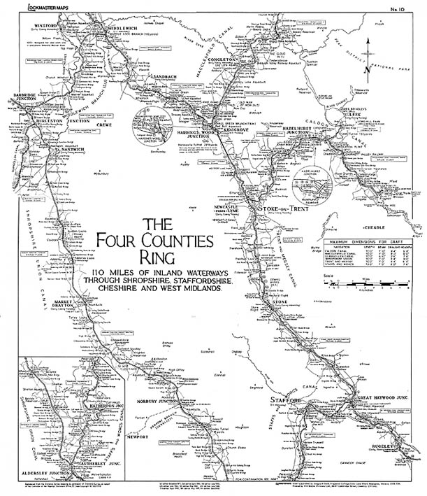Lockmaster Map No.10 - The Four Counties Ring