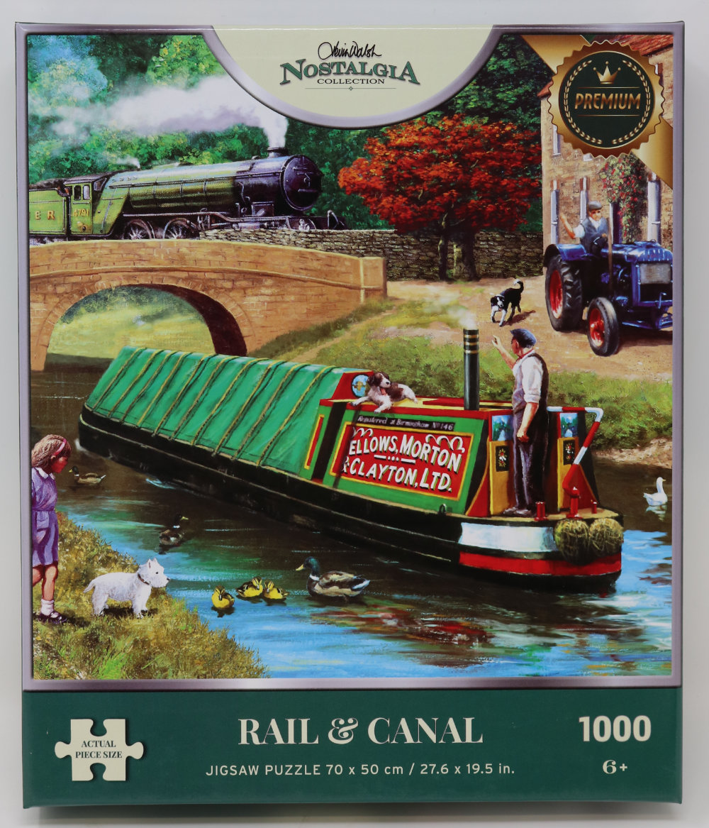 Rail & Canal 1000 piece Jigsaw Puzzle