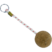 Single Cork Ball Keyring