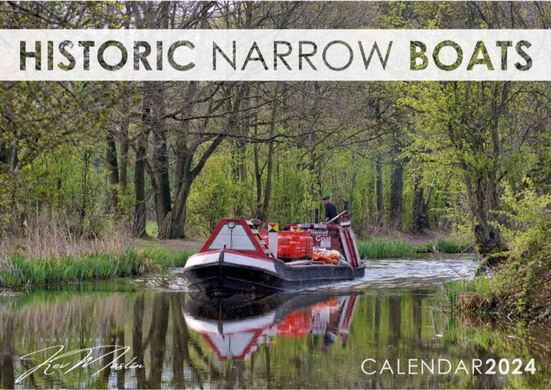 Historic Narrow Boats 2024 Calendar - Kev Maslin
