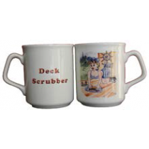 Deck Scrubber (female) Mugs