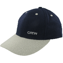 Baseball Blue Cap, Embroidered Crew
