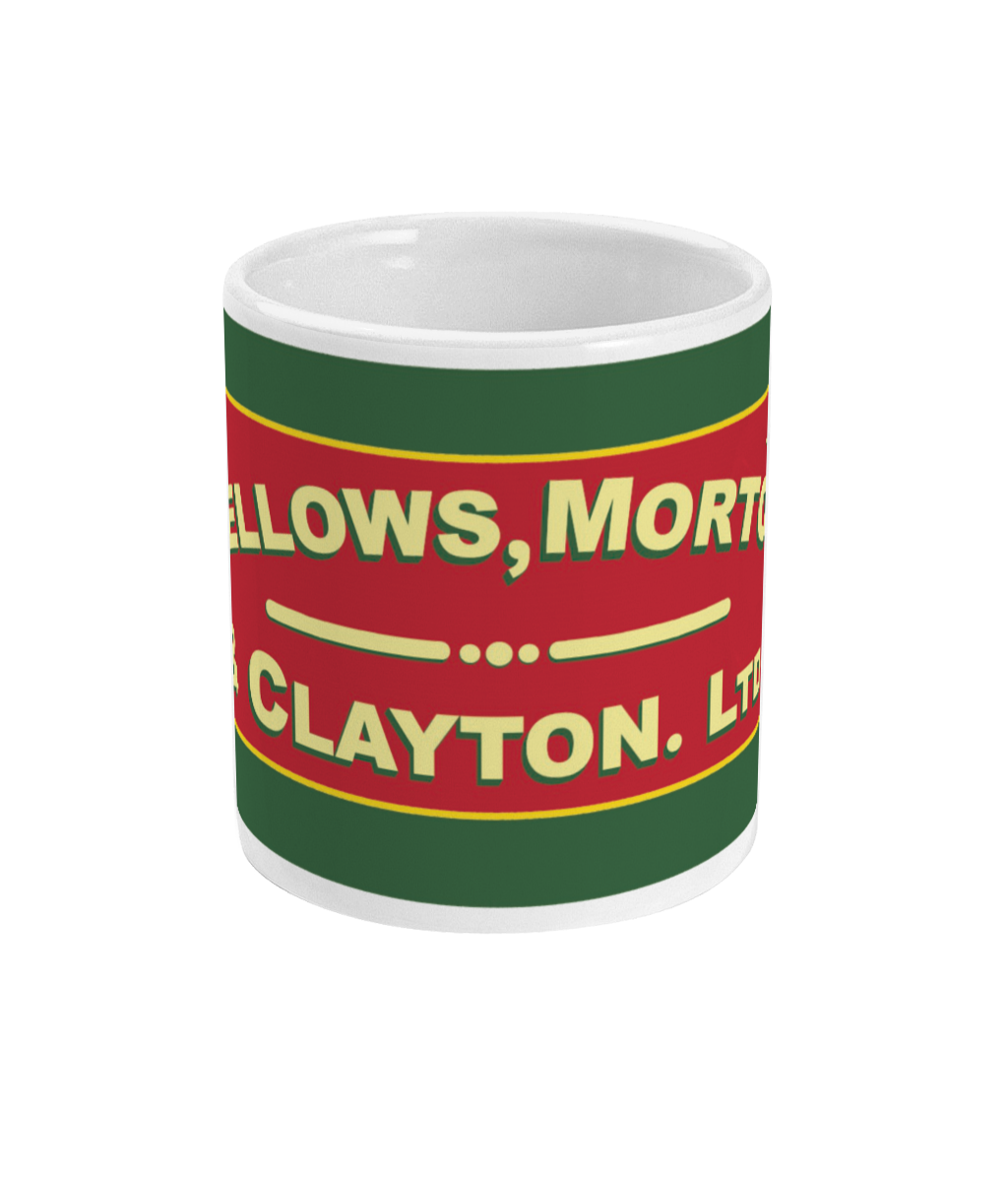 Fellows, Morton & Clayton Ceramic Mug - Red, Green & Yellow