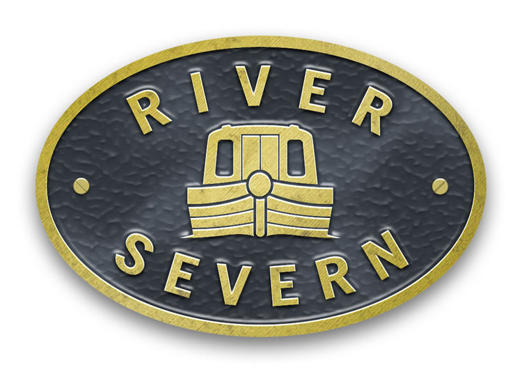 River Severn - Metal Oval Bridge Plaque Magnet
