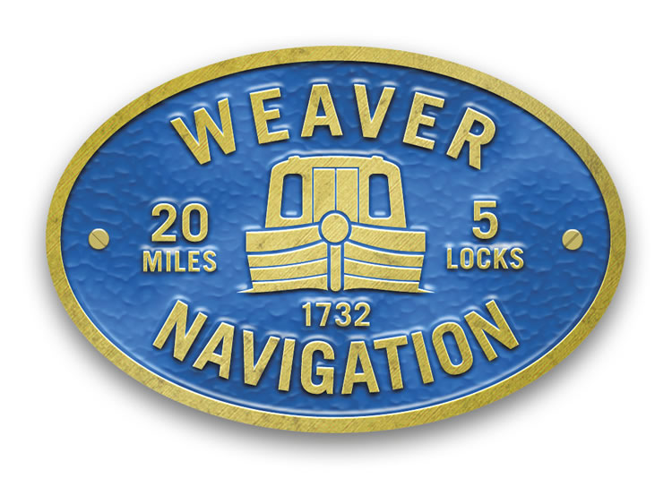 Weaver Navigation - Metal Oval Bridge Plaque Magnet