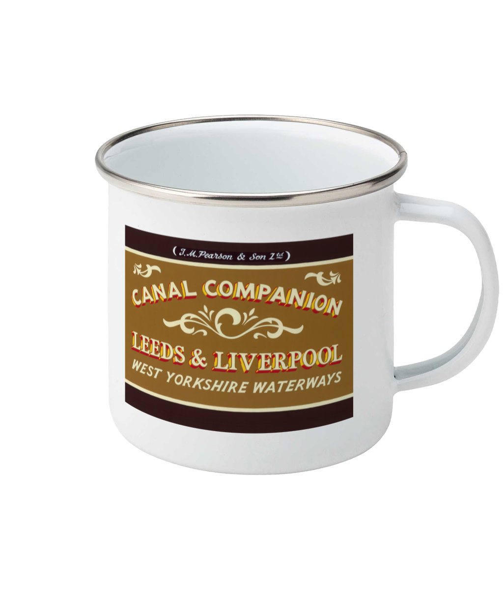 Pearson Canal Companion Enamel Mug - Leeds & Liverpool