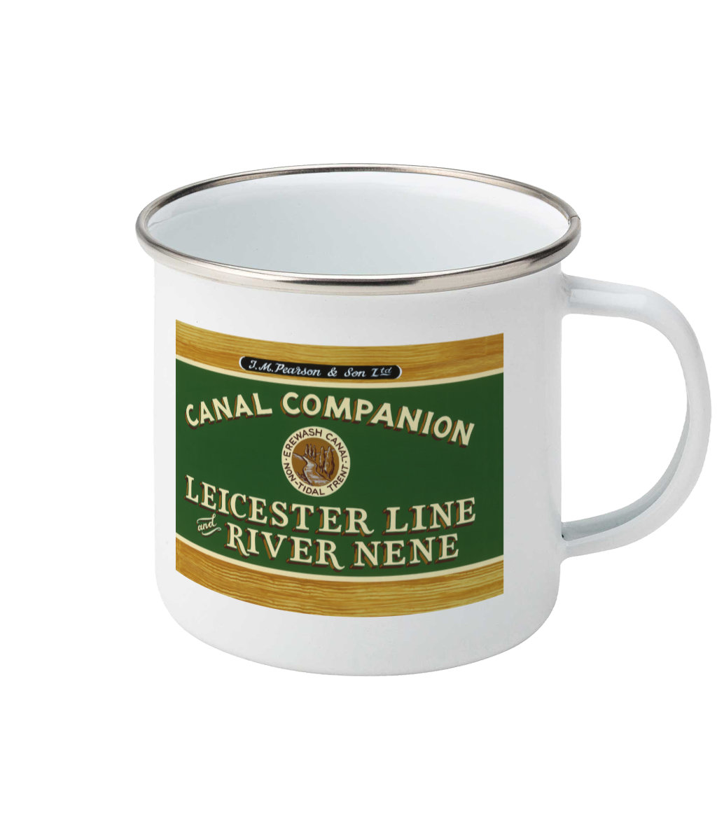 Pearson Canal Companion Enamel Mug - Leicester Line & River Nene