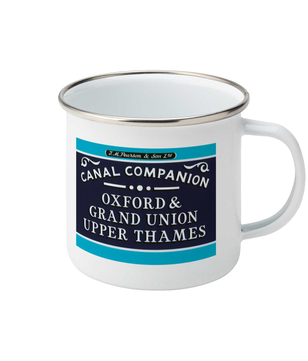 Pearson Canal Companion Enamel Mug - Oxford & Grand Union Canals
