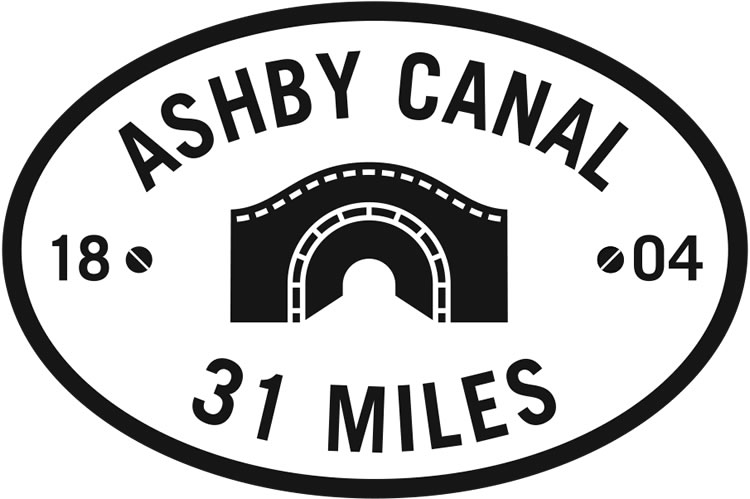 Ashby Canal Vinyl Bridge Plaque Magnet