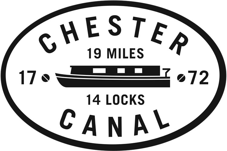 Chester Canal Vinyl Bridge Plaque Magnet