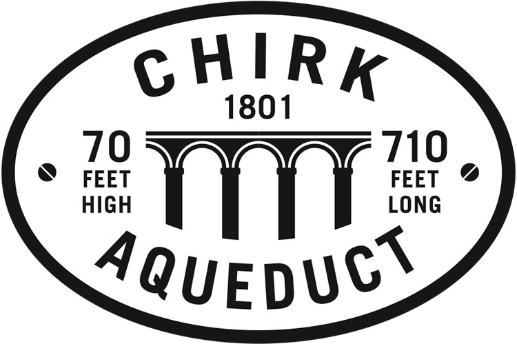 Chirk Aqueduct Vinyl Bridge Plaque Magnet