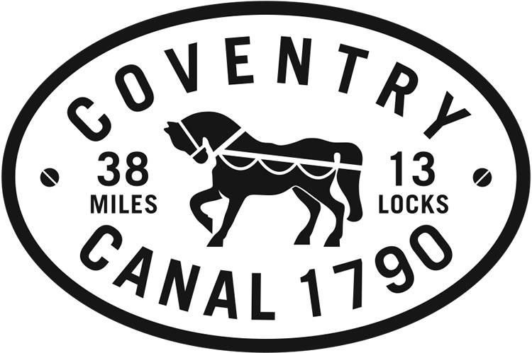 Coventry Canal Vinyl Bridge Plaque Magnet