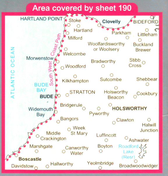 O.S.L. 190 - Bude & Clovelly