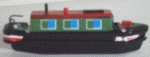 Holiday Narrowboat Model - 10cm / 4 inches
