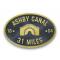Ashby Canal - Metal Oval Bridge Plaque Magnet - view 3