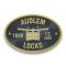 Audlem Locks - Metal Oval Bridge Plaque Magnet - view 2