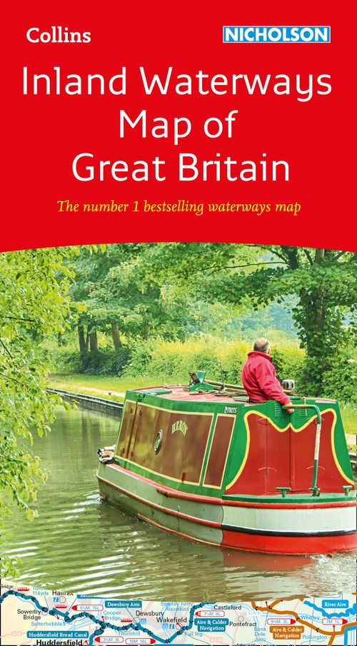Nicholson Inland Waterways Map of Great Britain (2020)