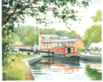 Nick Turley Print - Batchworth Lock