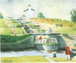 Nick Turley Print - Foxton Locks