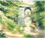 Nick Turley Print - High Bridge, Woodseaves