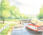 Nick Turley Print - Hatton Locks