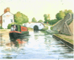 Nick Turley Print - Kings Lock, Middlewich