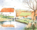 Nick Turley Print - Napton Lock