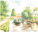 Nick Turley Print - Navigation, Stoke Bruerne