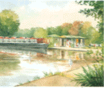 Nick Turley Print - Sutton Cheney Wharf