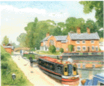 Nick Turley Print - Tyrley Locks