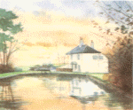 Nick Turley Print - Watford Lock House