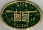 Brass Plaque - Bath Flight
