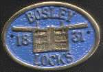 Brass Plaque - Bosley Locks