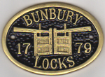 Brass Plaque - Bunbury Locks
