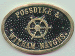 Brass Plaque - Fossdyke & Witham Navigation