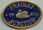 Brass Plaque - Fradley Junction