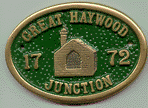 Brass Plaque - Great Haywood Junction
