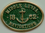 Brass Plaque - Middle Level Navigations